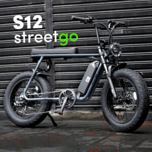 BICICLETA ELÉTRICA OGGI STREET GO S12 CINZA COM SEGURO GRÁTIS POR 12 MESES